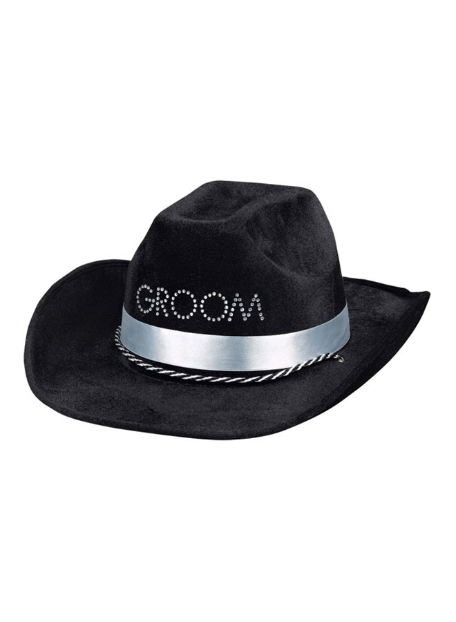 Amscan Groom Cowboy Hat 15 x 3inch  - Image 1