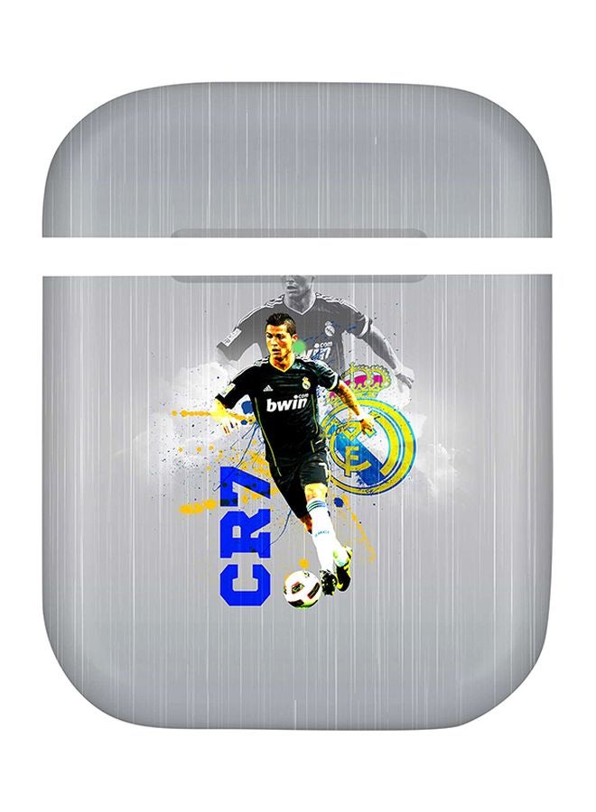 غطاء حماية ستايل بودز لسماعات إيربودز بتصميم مميز CR7 هجوم