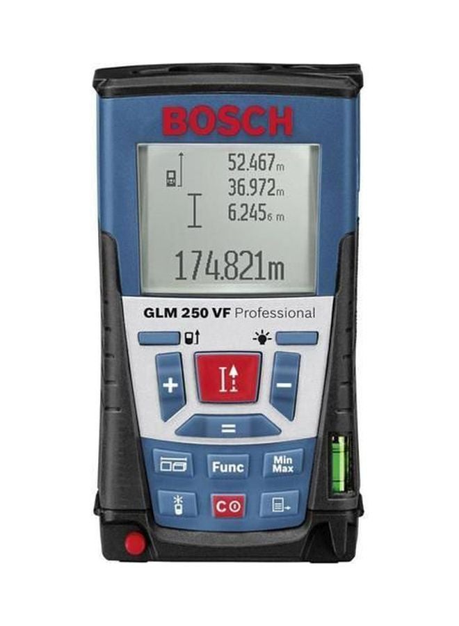 BOSCH GLM 250 VF Professional Laser Range Finder Blue/Black 120x37x66mm - Image 1