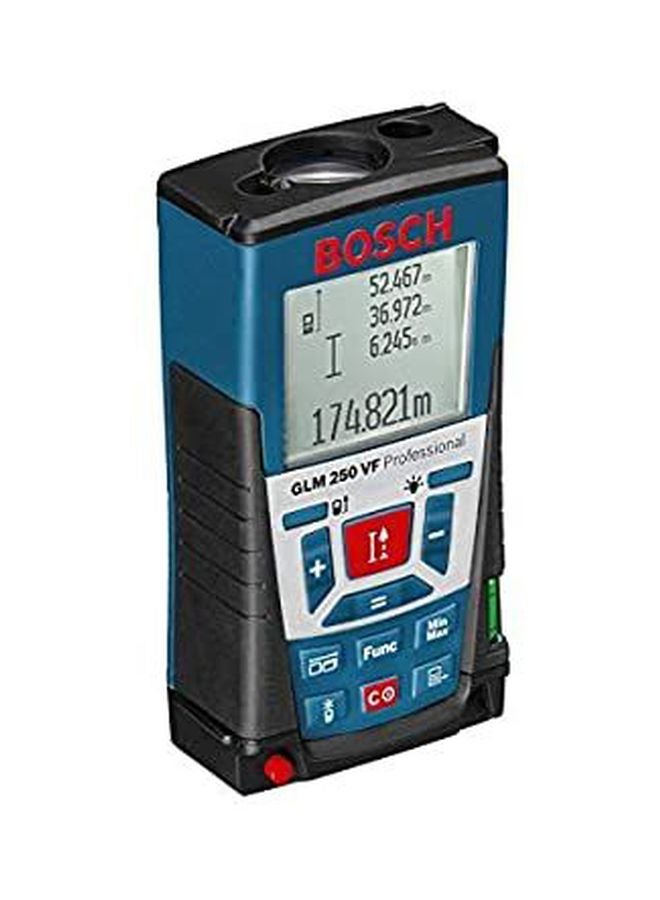 BOSCH GLM 250 VF Professional Laser Range Finder Blue/Black 120x37x66mm - Image 2