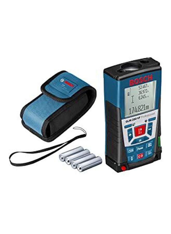 BOSCH GLM 250 VF Professional Laser Range Finder Blue/Black 120x37x66mm - Image 3