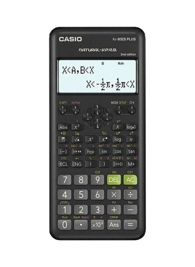 آلة حاسبة علمية إصدار ثانٍ أسود/أخضر