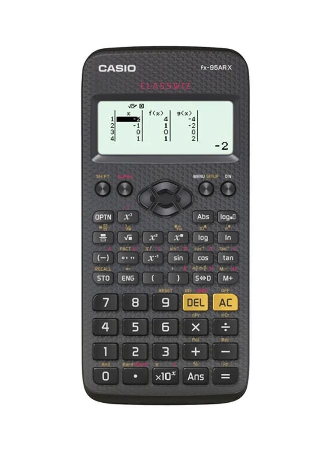 CASIO - FX-95ARX ClassWiz Series Non Programmable Scientific Calculator Black - Image 1