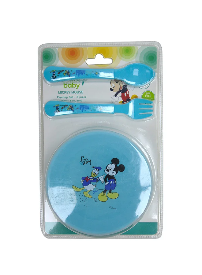 Disney 3-Piece Mickey Mouse Feeding set