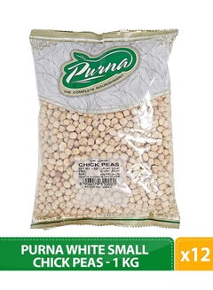 White Small Chick Peas 1kg pack_of_12