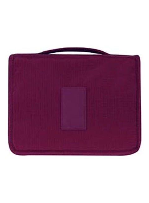 Hanging Toiletry Organizer Maroon
