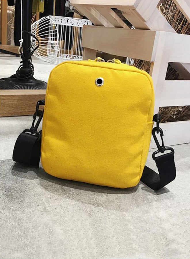 بيوينتي حقيبة كروس بتصميم كلاسيكي أصفر/أسود - Image 2