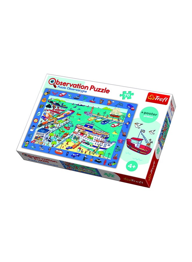 Trefl 70-Piece Observation Visit The Port Jigsaw Puzzle Set