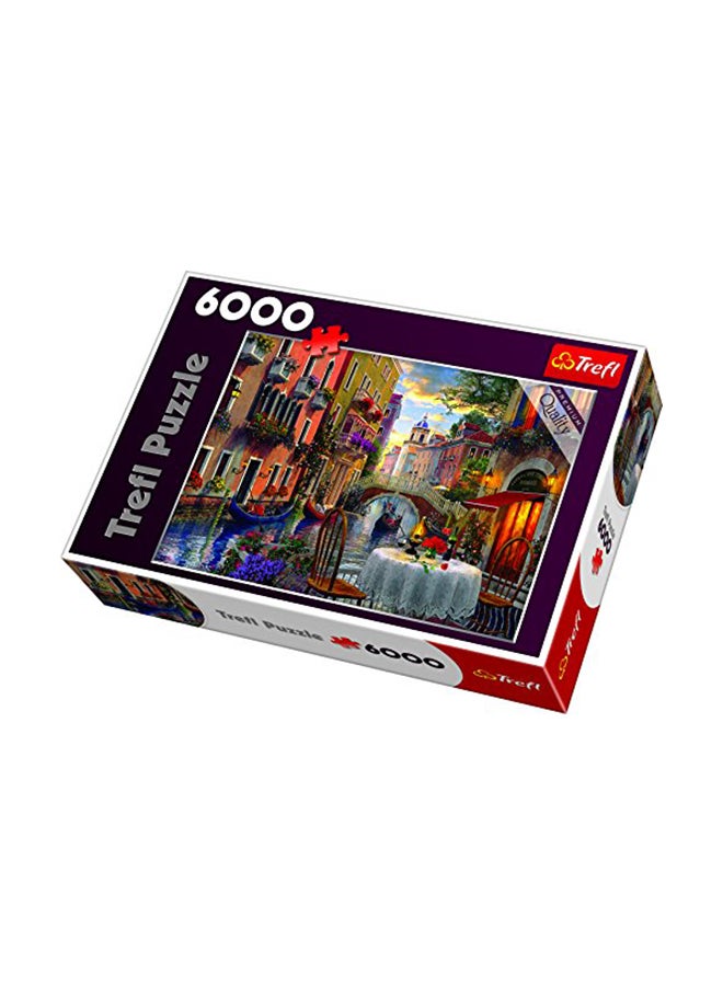 Trefl 6000-Piece Romantic Supper Jigsaw Puzzle Set - Image 1