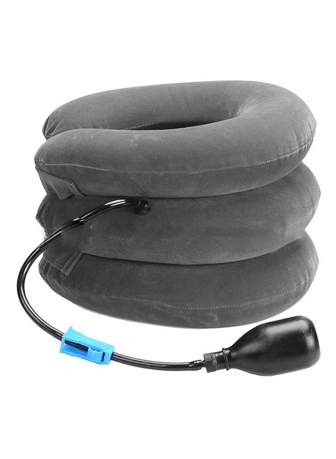 3-Layer Cervical Traction Inflatable Velvet Neck Support - Image 1