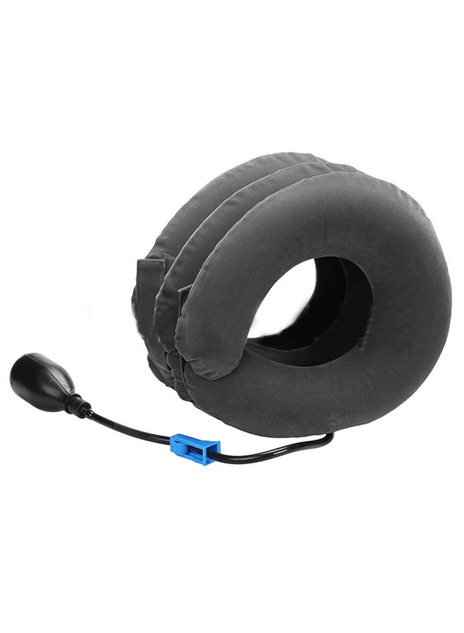 3-Layer Cervical Traction Inflatable Velvet Neck Support - Image 3