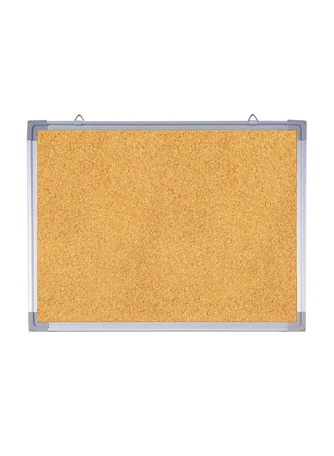 إس آند إيه لوحة مزدوجة الأوجه من الفلين بني/ رمادي