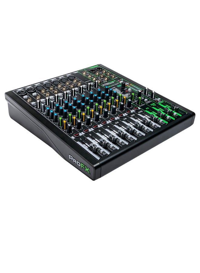 ماكي ميكسر بتأثيرات احترافية 12 قناة ProFX12v3 أسود  - Image 2