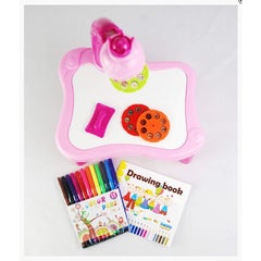Disney Princess Projector painting drawing activity kit table Pink  - Image 2