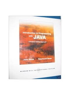 Introduction To Programming With Java Paperback English by Dean 