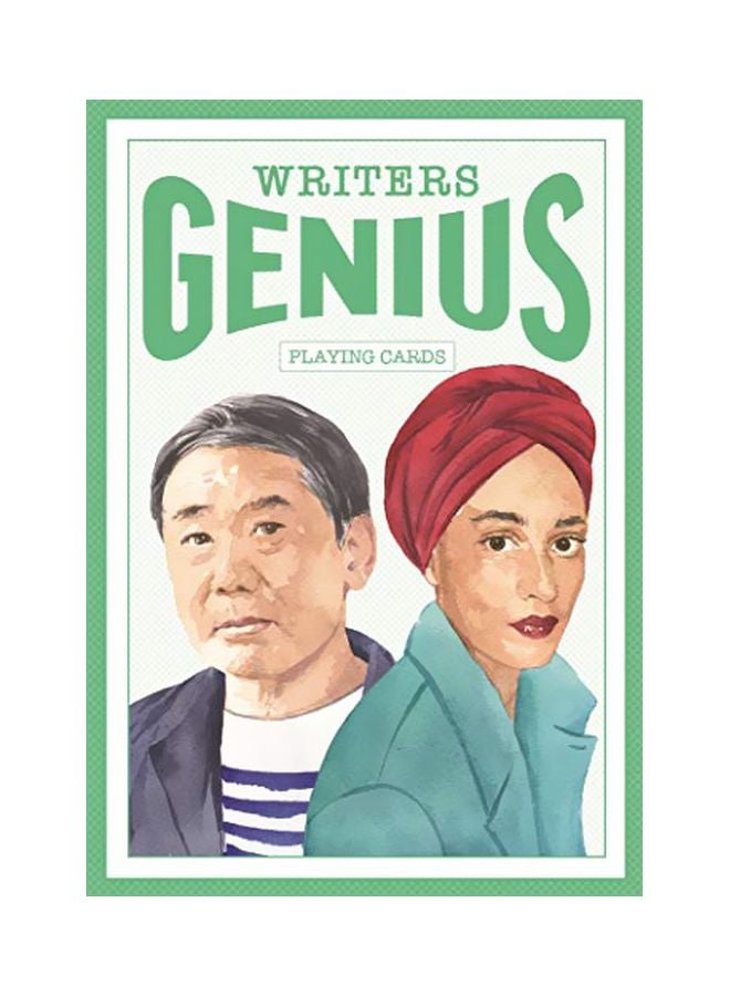 Genius Writers: Playing Cards hardcover english - 2019-08-21 