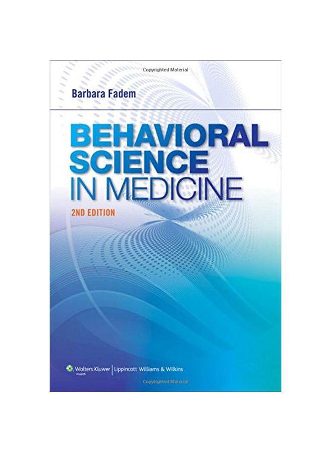 Behavioral Science In Medicine Paperback English by Barbara Fadem - 2012-05-15 