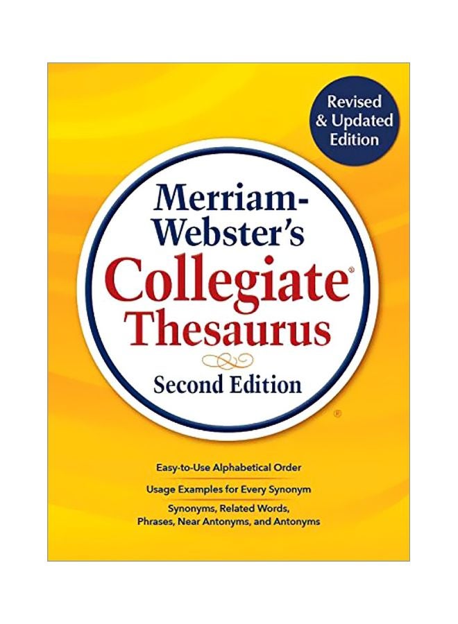Merriam-Webster's Collegiate Thesaurus Hardcover English by Merriam- Webster - 2018-11-01 