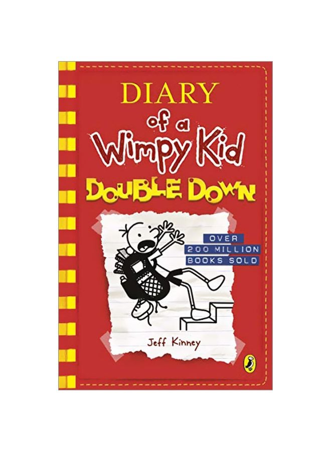 Diary Of A Wimpy Kid: Double Down Paperback English by Jeff Kinney - 2019-04-25 