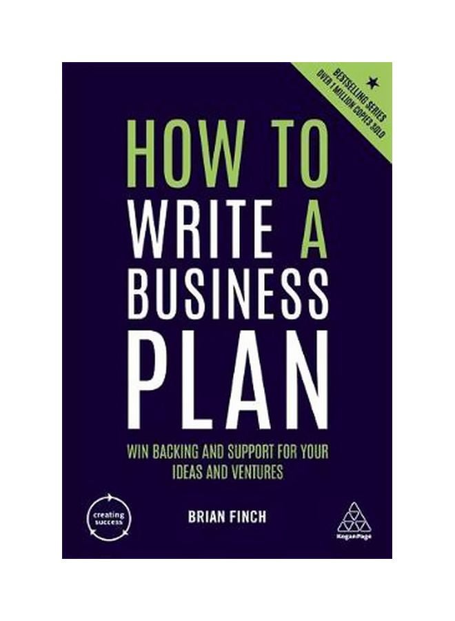 How To Write A Business Plan paperback english - 2019-07-28 