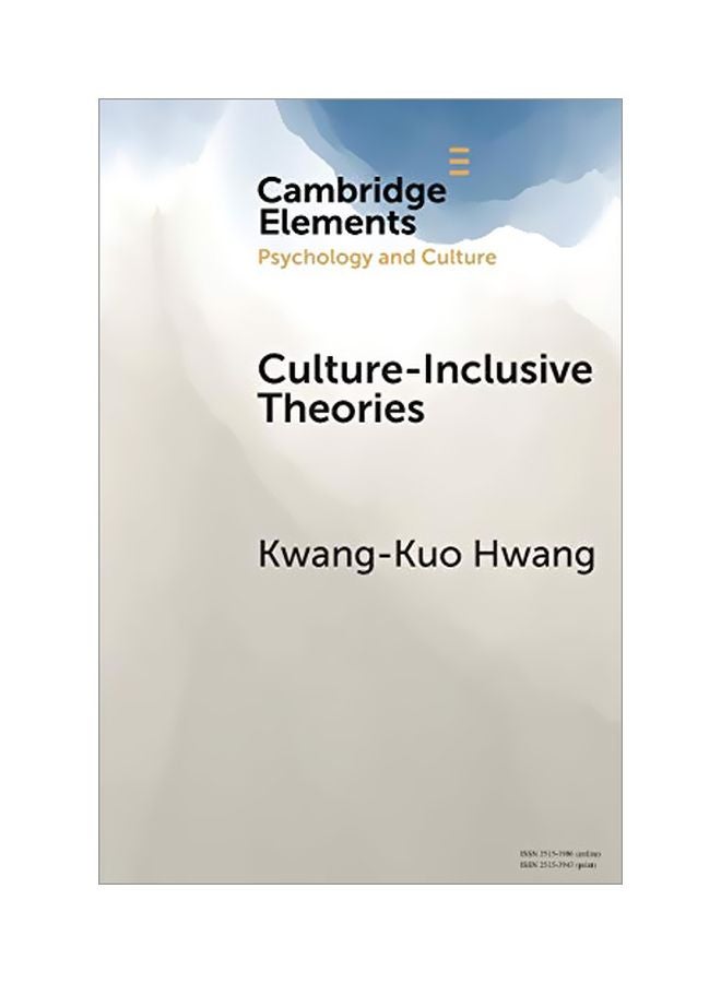 Culture-inclusive Theories : Psychology And Culture paperback english - 2019-09-05 