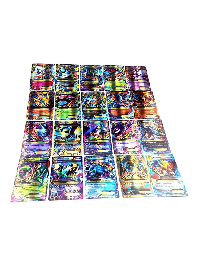 بطاقات طاقة بوكيمون EX-GX ميجا ترينر من 100 قطعة - Image 1