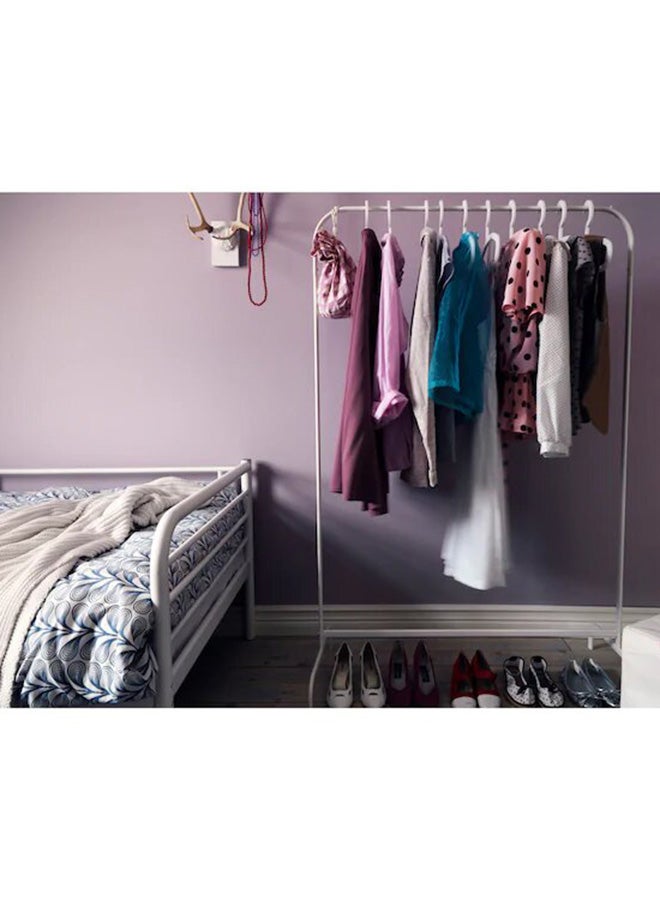 موليج رف ملابس محمول أبيض - Image 2