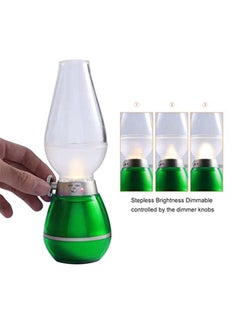 DBLEW Blow Control USB Rechargeable Retro LED Oil Lamp Green  - Image 5