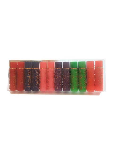 12 Piece Top Lady Halet Magic Lipstick Set Multicolour