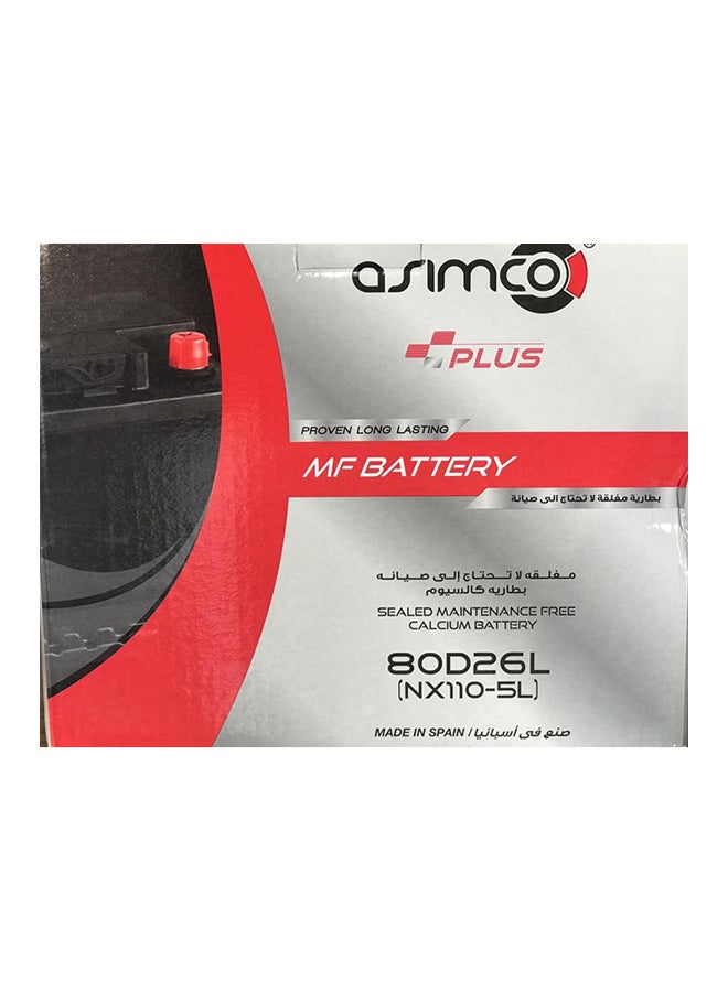 ASIMCO PLUS - 80D26LMF Car Battery 12V 70Ah - Image 1