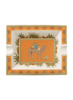 Villeroy & Boch Samarkand Mandarin Ashtray White/Orange/Green 17x21cm 