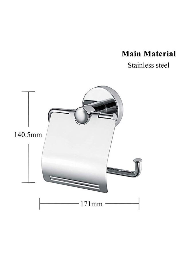Generic - Dreamsbaku Wall Mount Toilet Paper Holder Silver 140x171cm - Image 1
