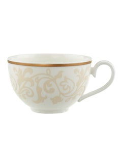 Villeroy & Boch 12-Piece Ivoire Breakfast Cup And Saucer Set White/Beige/Gold  - Image 2