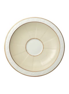 Villeroy & Boch 12-Piece Voguish Unique Ivoire Cup And Saucer Set White/Beige/Gold 200ml  - Image 3