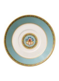 Villeroy & Boch 12-Piece Samarkand Aquamarine Espresso Cup And Saucer Set Blue/White/Gold  - Image 3