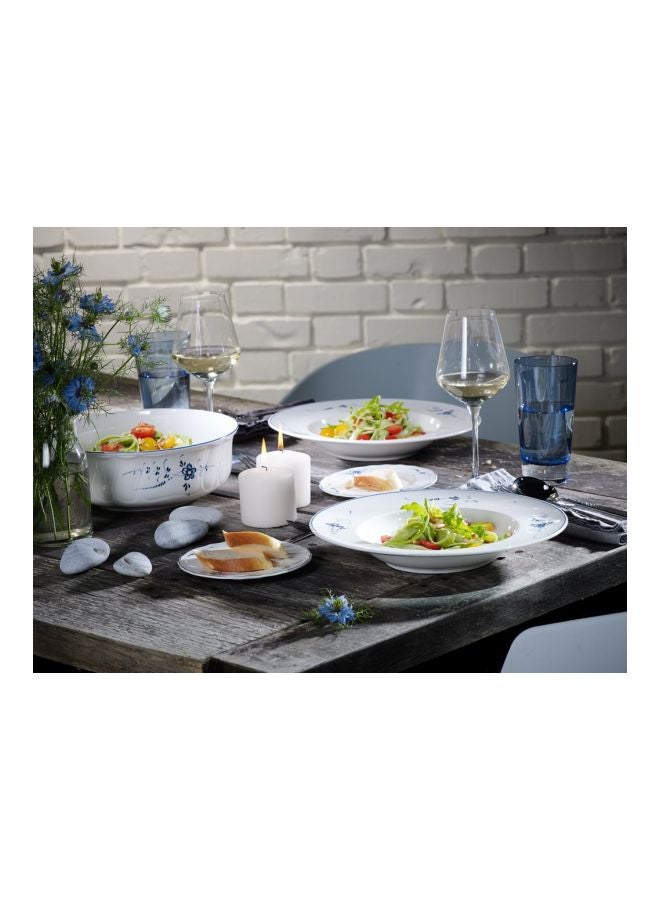 Villeroy & Boch Old Luxembourg Sauce Boat With Stand White/Blue  - Image 2