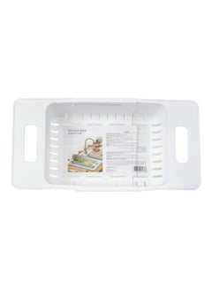 Miniso Draining Rack White 37.8x18.6x8.4cm  - Image 1