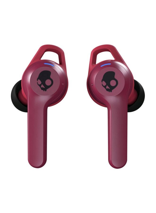 Indy Evo True Wireless Earbuds With Charging Case Deep Red