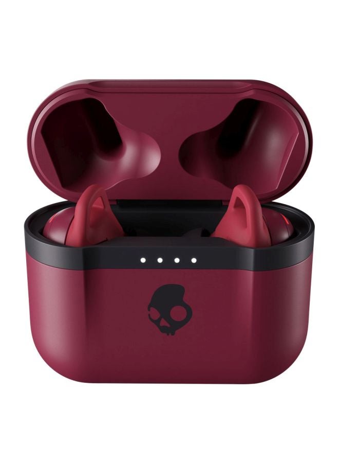 Indy Evo True Wireless Earbuds With Charging Case Deep Red