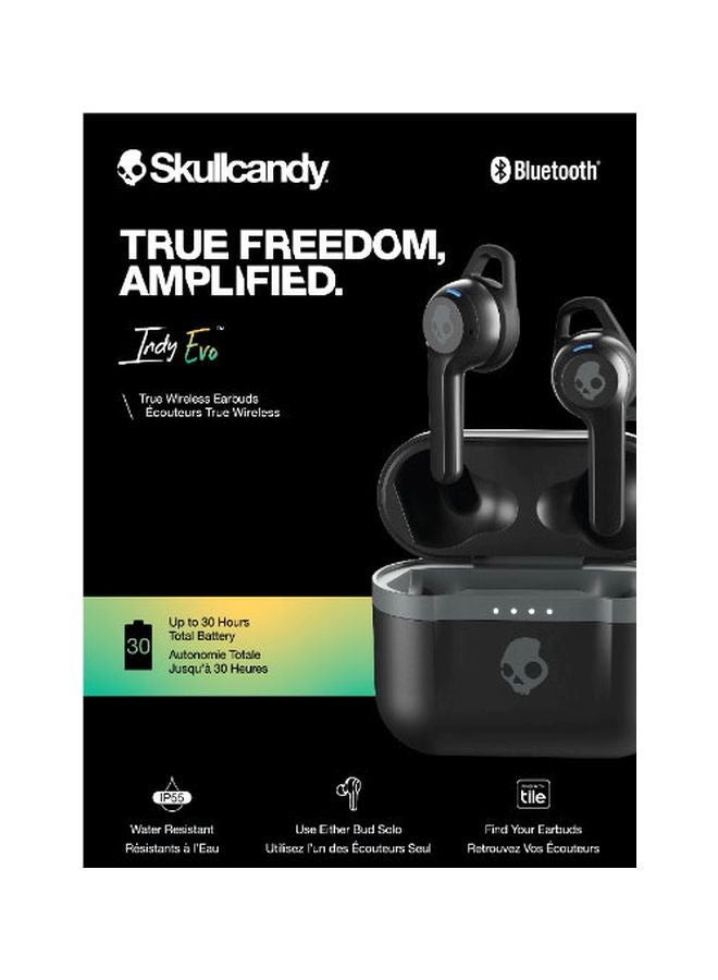 Skullcandy - Indy Evo True Wireless Earbuds With Charging Case True Black - Image 1