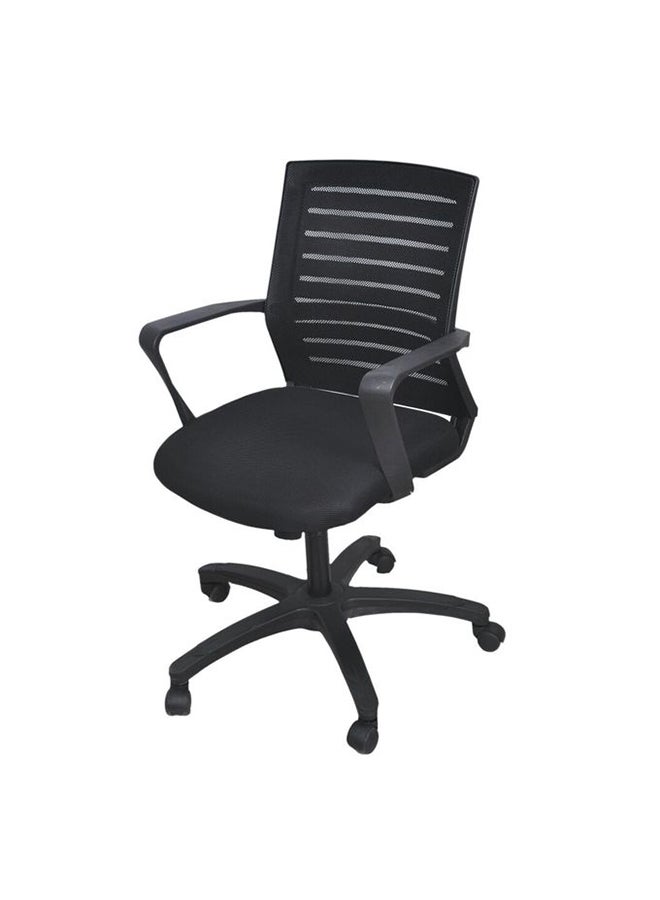 Generic Modern Metal Frame Wheeling Chair Black 