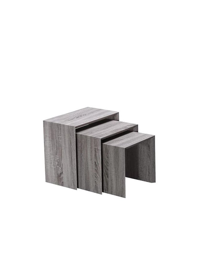 Piece Coffee Table - Grey 50x110x50 cm Grey 50x110x50 cmcm
