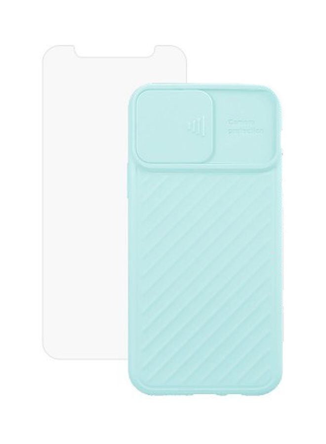 MARGOUN Super Shield Case Cover With Screen Protector For Apple iPhone 11 Pro Max Blue/Clear - Image 1