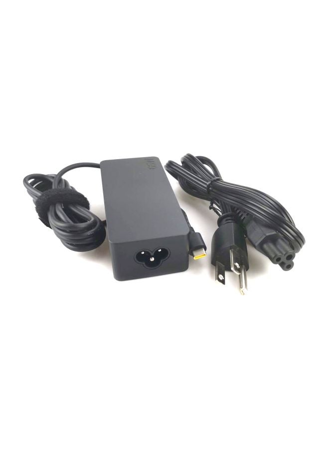 Lenovo USB Type-C AC Adapter With Prong Power Cord Black  - Image 5