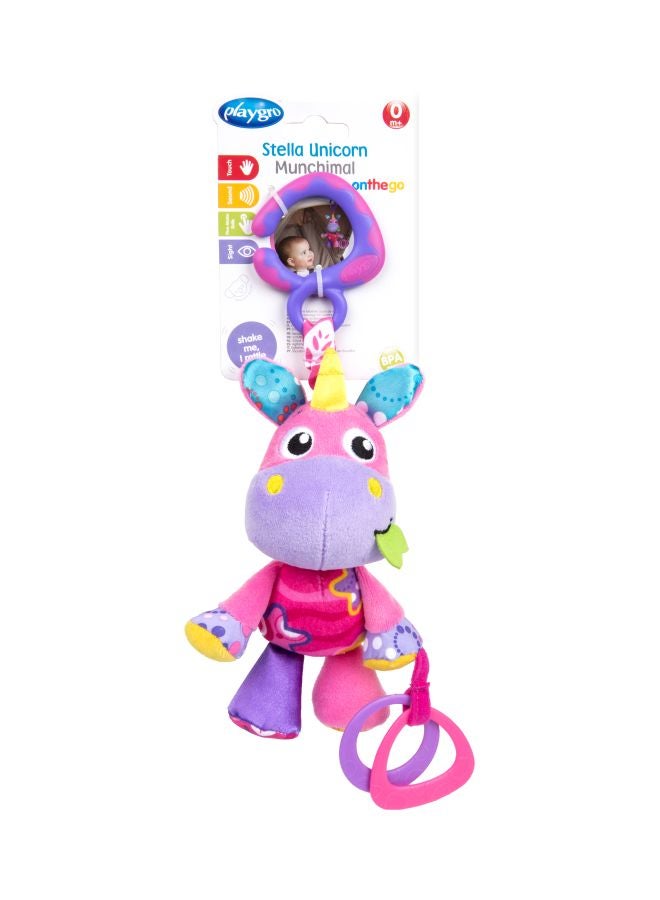 Stella Unicorn Munchimal Crib Attachment Toy PG0186976 15x32x5cm
