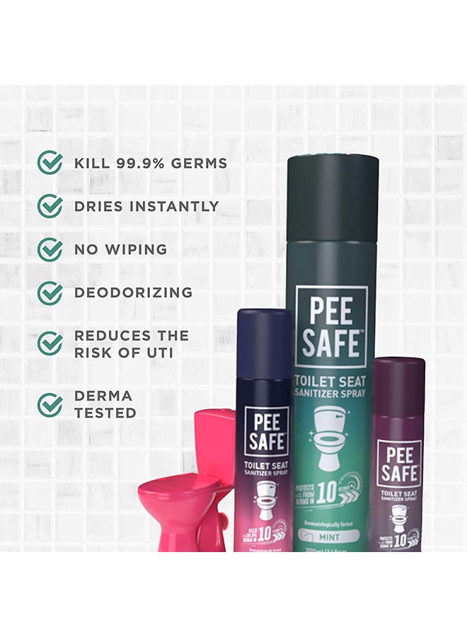 PEE SAFE Toilet Seat Sanitizer Spray Floral 75ml - Image 3