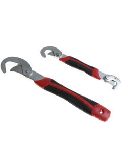 2 Pcs Multi-function Adjustable Wrench Multicolor 22x460cm