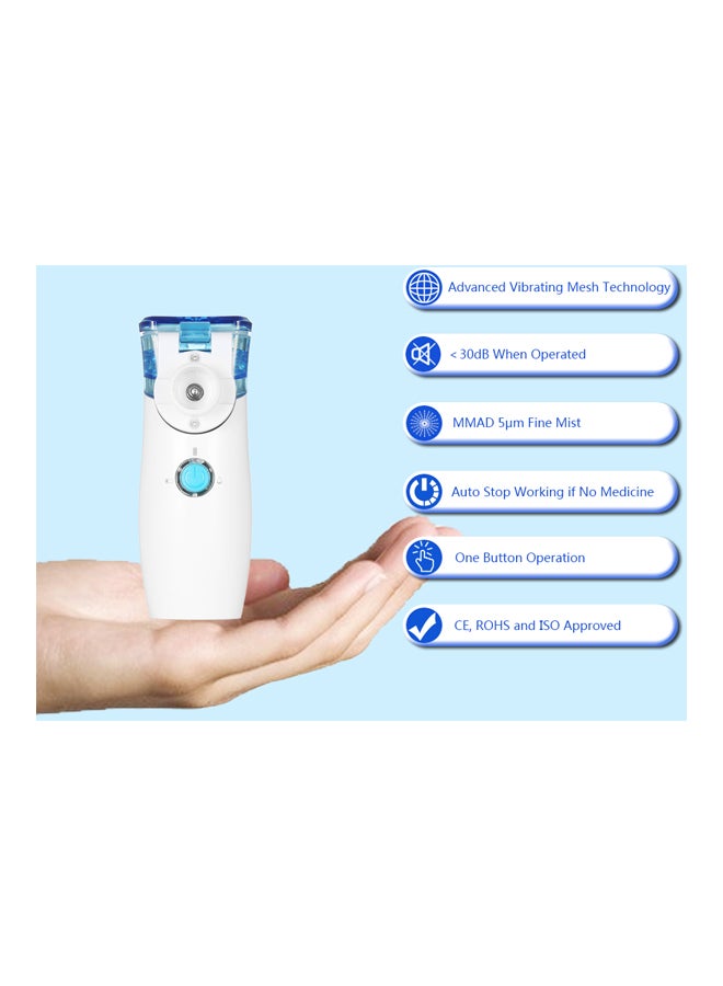 Carevas - USB Rechargeable Handheld Personal Steam Inhaler With Mask - Image 1