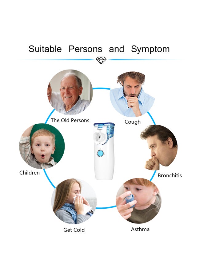 Carevas - USB Rechargeable Handheld Personal Steam Inhaler With Mask - Image 1
