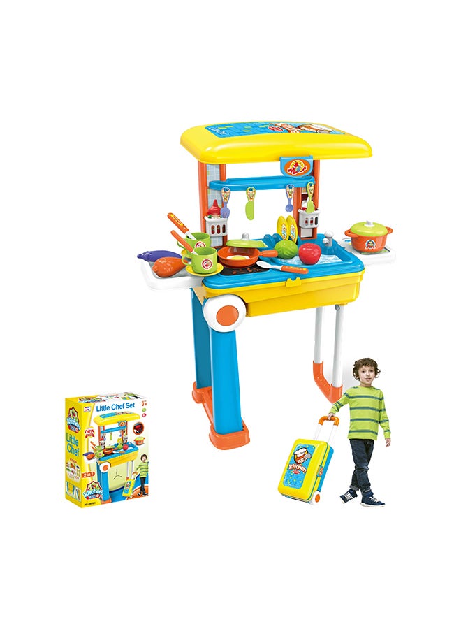 Fiddlys 2 in 1 Kitchen Set Toy with Light & Sound
